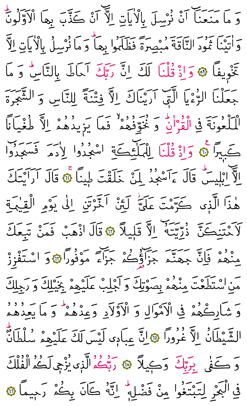 İsra Suresi 15. Cüz - 287. Sayfa