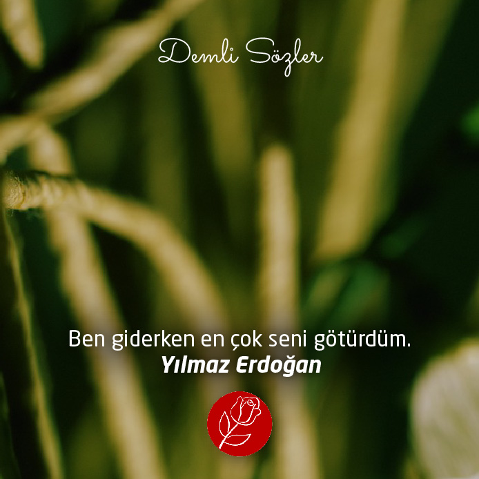 Ben giderken en çok seni götürdüm.